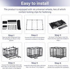 Tiita Pool Storage Bin, Rolling Pool Toy Storage Organizer, Parts & - Image 5