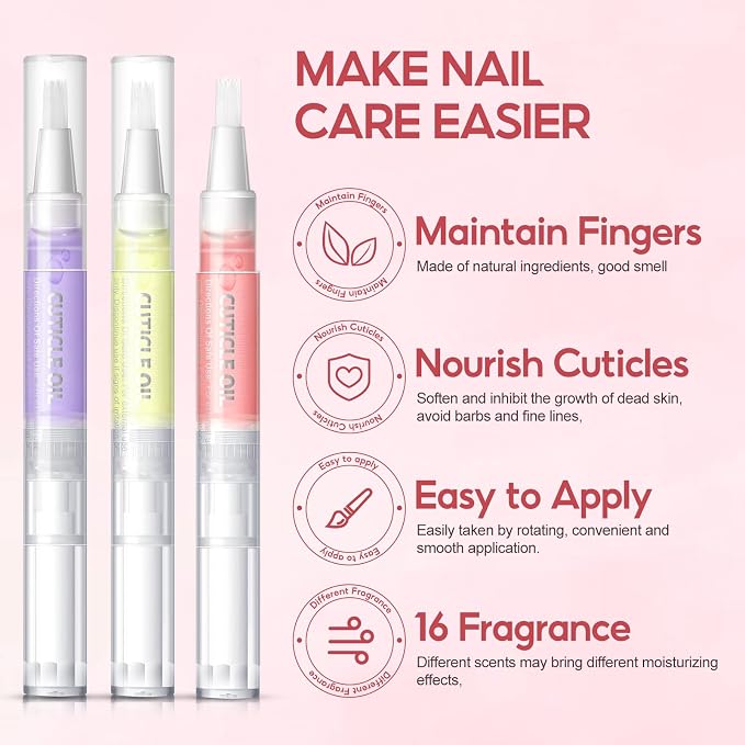 PEACECOLOR 8Pcs Cuticle Oil Pen - Image 3