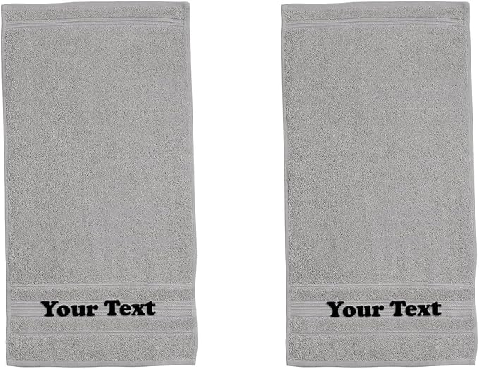 Personalize Your Towels with Custom Embroidery: Names, and Initials. Perfect by Ephesos