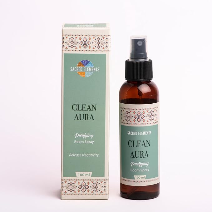 Sacred Element's Clean Aura Room Spray | Natural Purifying Mist by HEM