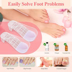LIONVISON Acetone Nail Soaking Bowl: Toe Soak Off Bowl Manicure Soak Bowl Set - Image 2