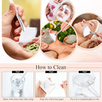 9 Pieces Facial Fan Mask Brushes, Soft Facial Applicator Brushes Tools - Image 5