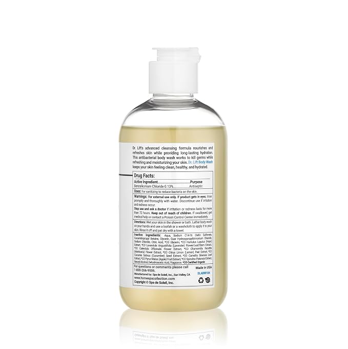 DR. LIFT Antibacterial Body Wash, 8 oz - Image 4