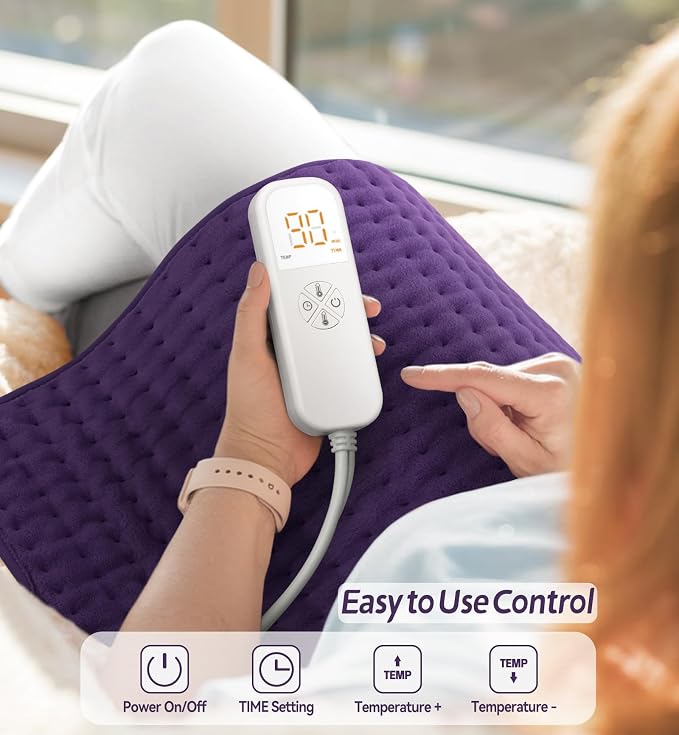 Electric Heating Pad for Back, Neck & Cramps Relief - Image 5