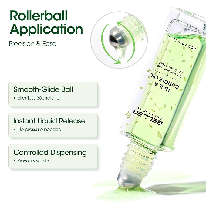Gellen Cuticle Oil, Roll-On Nail Growth Oil, Nail Oil - Image 3