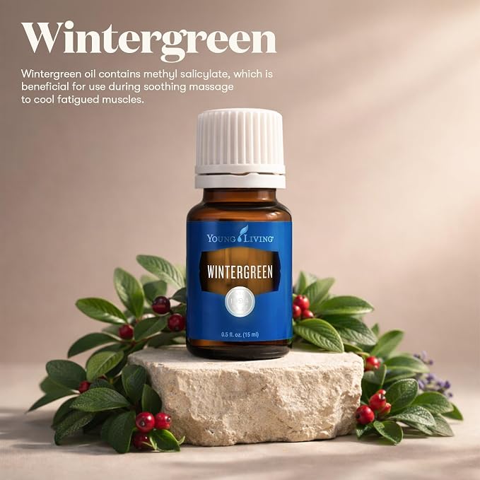 Young Living Wintergreen Premium Essential Oil | 15ml | Refreshing & Uplifting - Image 2