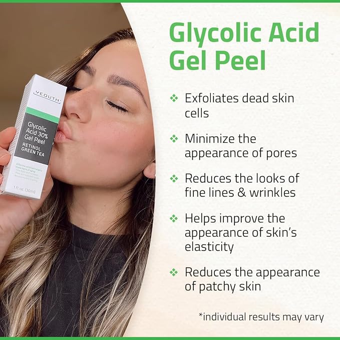 YEOUTH Glycolic Acid Peel for Face, At Home Chemical Exfoliator AHA 30% - Image 5