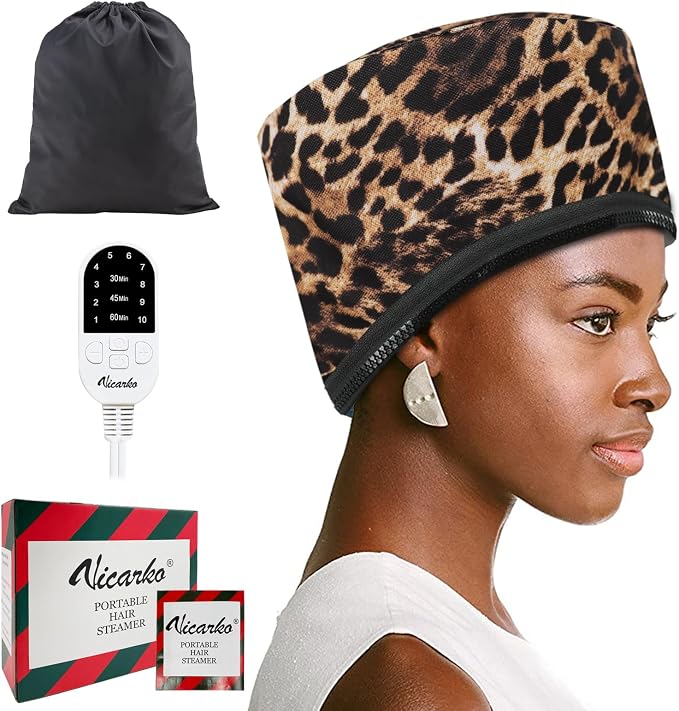 VICARKO Hair Steamer for Deep Conditioning, 10-Level Heats Up Quickly, 118” by VICARKO