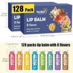 YesBes 128 Pack Lip Balm, Natural Lip Balm Bulk - Image 8