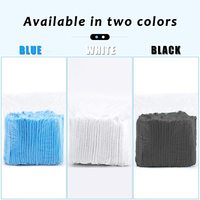 Disposable Bouffant Caps, 21inches Hair Net, Elastic Dust Cap - Image 5