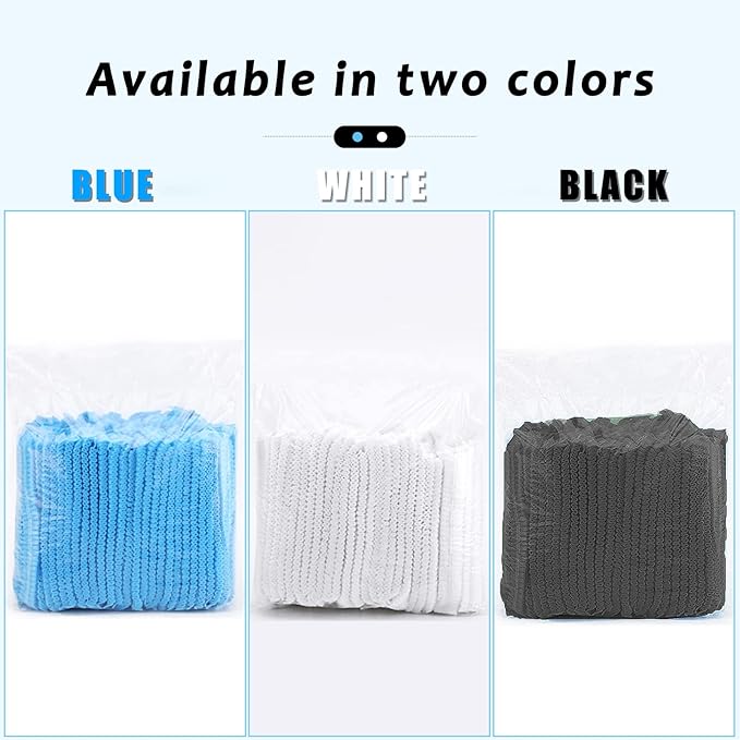 Disposable Bouffant Caps, 21inches Hair Net, Elastic Dust Cap - Image 5