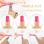 Nail Clippers for Acrylic Nails, Sharp Blade Nail Manicure Nail Tips Clipper - Image 2