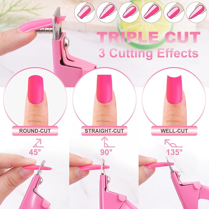 Light Pink Premium Nail Clippers - Image 4