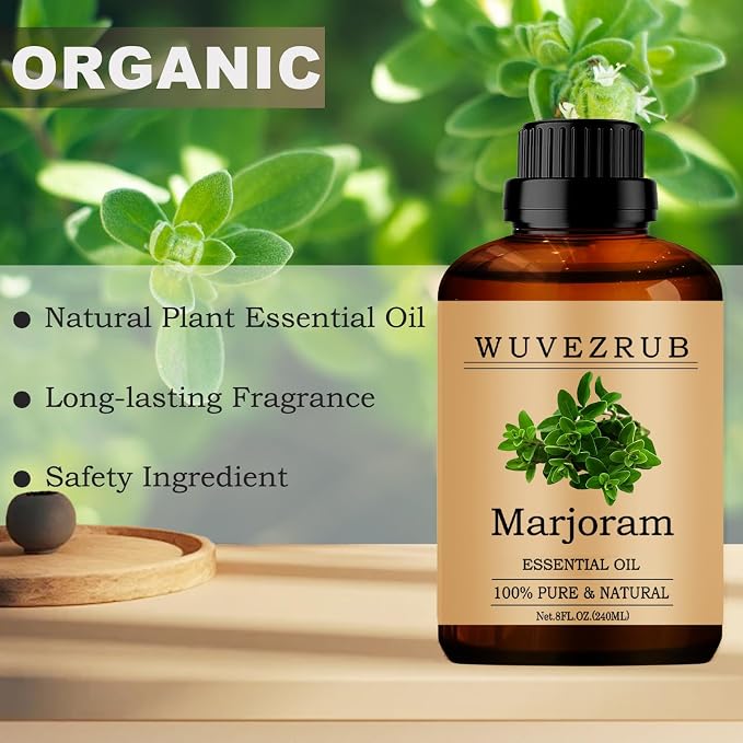 Marjoram Essential Oils, 240ML Pure and Natural Essential Oil - Image 4