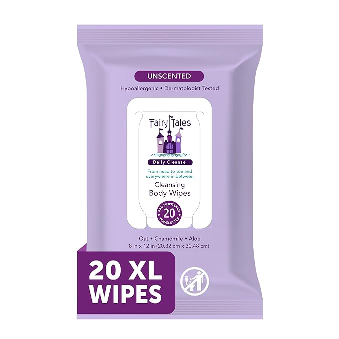 Fairy Tales Daily Cleanse XL Wipes by FairyTales