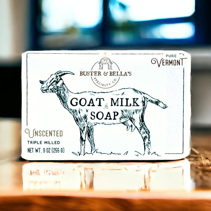 Buster & Bella's Unscented Triple Milled Goat Milk Soap - Image 3