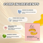Gold Under Eye Masks – 24 Pairs Collagen & Hydrating Gel Eye Patches - Image 2