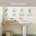 Modern Threads Natural Vine 6-Piece 100% Cotton Towel Set – Yarn Dyed Jacquard - Image 7