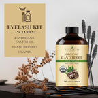 Handcraft Blends Cold-Pressed Organic Castor Oil 4 Fl Oz | Glass Bottle | Lash - Image 4