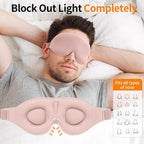 NEWVANGA Sleep Mask for Back and Side Sleeper, Block Out Light, Luxury Sleeping - Image 3