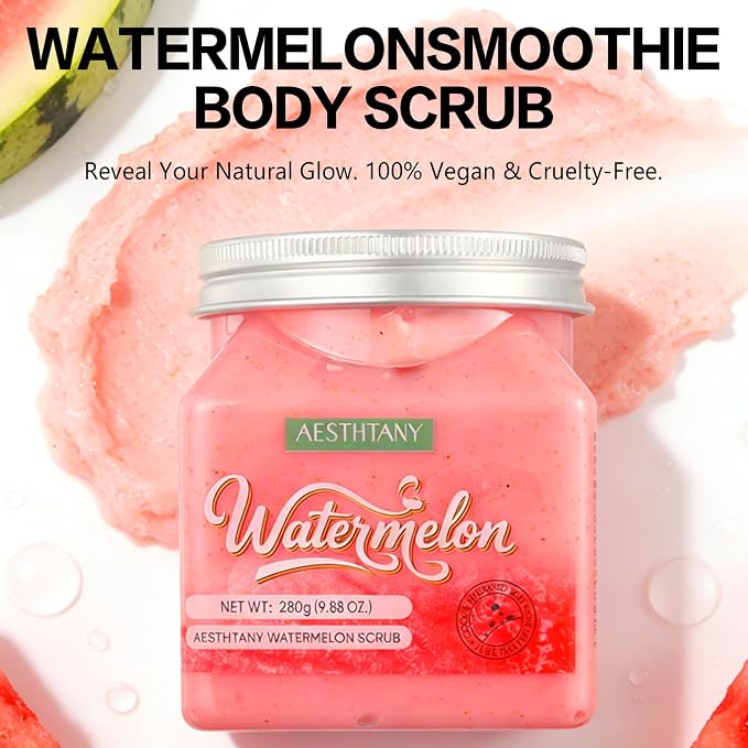 Watermelon Body Scrub &Avocado Face & Body ScrubMoisturizing and Exfoliating - Image 4
