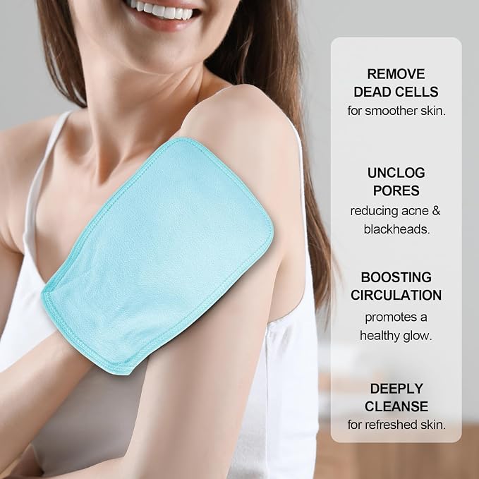 4PCS Durable Body Scrub, Dead Skin Remover & Body Scrubber Exfoliator, Body - Image 2