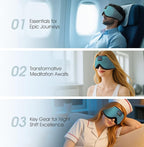 ZUMUSEN Bluetooth Sleep Headphones, 3D Wireless Music Eye Mask - Image 8