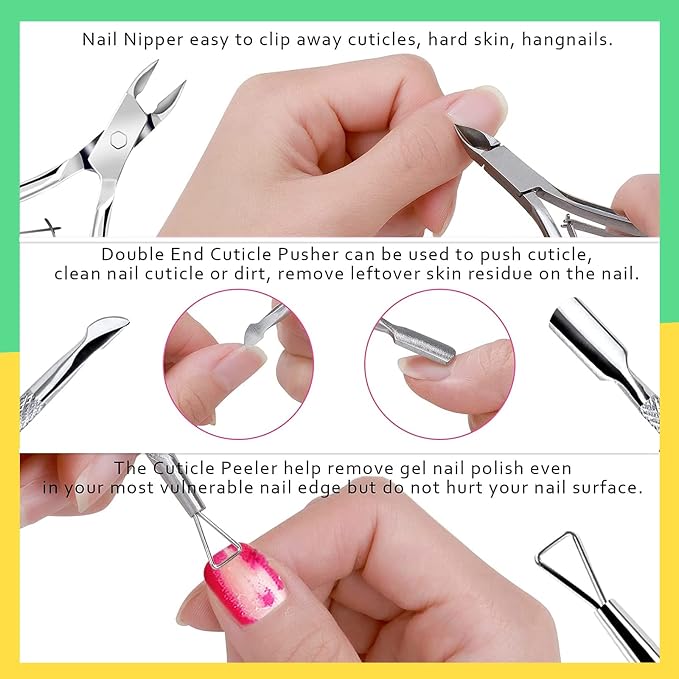 FANDAMEI Nail Buffer and File, Nail Care Kit - Image 6