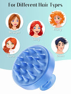 HEETA Shampoo Scalp Brush Massager Hair Growth, Scalp Scrubber - Image 6
