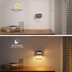 JandCase Motion Sensor Night Light, Night Lights Plug into Wall, Dusk to Dawn & - Image 3