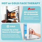 RelaxCoo Ice Face Eye Mask for Dark Circles and Puffiness Cold Warm Compress - Image 5
