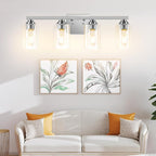 VerRon 4-Light Bathroom Light Fixtures, Classic Wall Light Fixture - Image 9