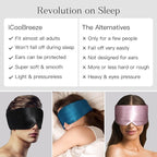 100% Natural Silk Eye Mask for Women Men, Soft Pressureless Cooling Blackout - Image 5