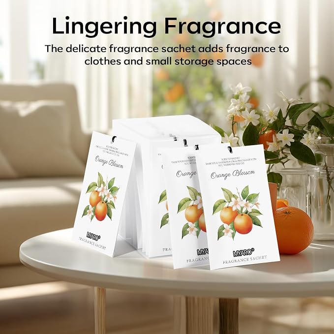 MYARO 12 Packs Orange Scented Sachets - Image 7