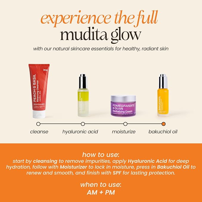 Mudita Earth Bakuchiol Face Oil – Retinol Alternative - Image 6