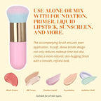 Liyalan Shimmer Body Oil Rose Gold Color 1.0 fl.oz Face Glow Pearl Highlighter - Image 7