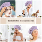 SUNLAND Large Microfiber Hair Drying Caps - Image 7