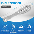 Stainless Steel Foot Scraper | Professional Double-Sided Foot File Callus - Image 3