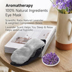 Umisleep Lavender Eye Mask, 0.45 lb Aromatherapy Weighted Eye Mask - Image 4