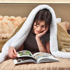 KAWAHOME Sherpa Fleece King Size Blanket - Image 2