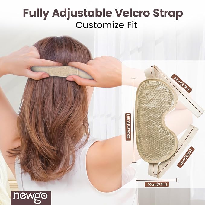 NEWGO Cooling Eye Mask for Puffy Eyes, Cold Eye Mask Eye Ice Pack for After - Image 5