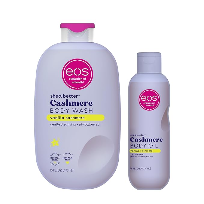 Bundle of eos Cashmere Body Wash – Vanilla Cashmere, Moisturizing Body Wash by eosproducts