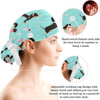 Ethnic Aztec Pattern Adjustable Scrub Cap Hat - Image 3