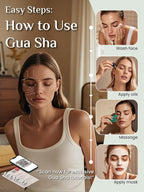 Rena Chris Gua Sha Facial Tools: Jade Stone Guasha Tool - Image 4