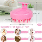 Oligei Scalp Massager 3 Pack, Shampoo Brush, Hair Scrubber - Image 2