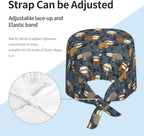 Alligator Ice Cream Working Cap, Scrub Cap - Image 4