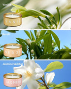 Floral Scented Candles Gift Set, Natural Beeswax - Image 4