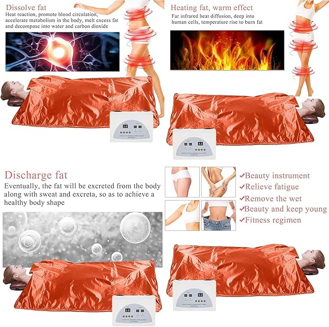 Sauna Blanket Professional Sauna Weight Loss Blanket Sweating and - Image 4