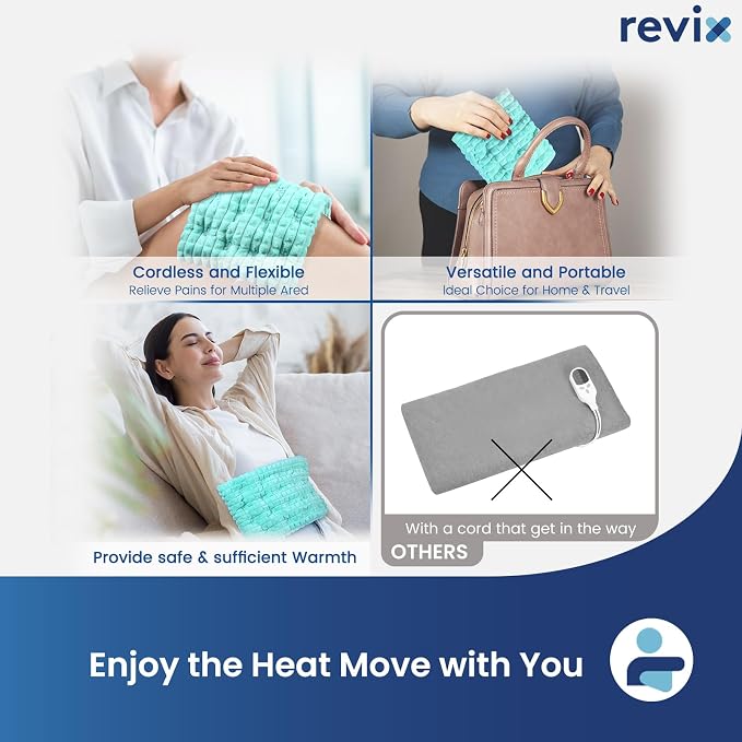 REVIX Microwavable Heating Pads, Moist Heat Pad Microwavable - Image 7