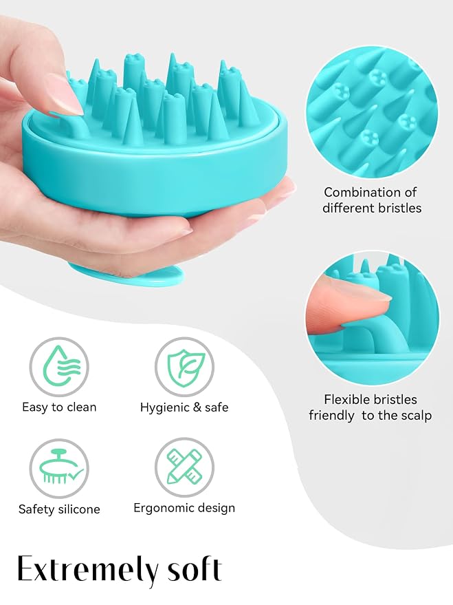 HEETA Hair Scalp Massager for Hair Growth, Shampoo Brush, Scalp Scrubber - Image 2